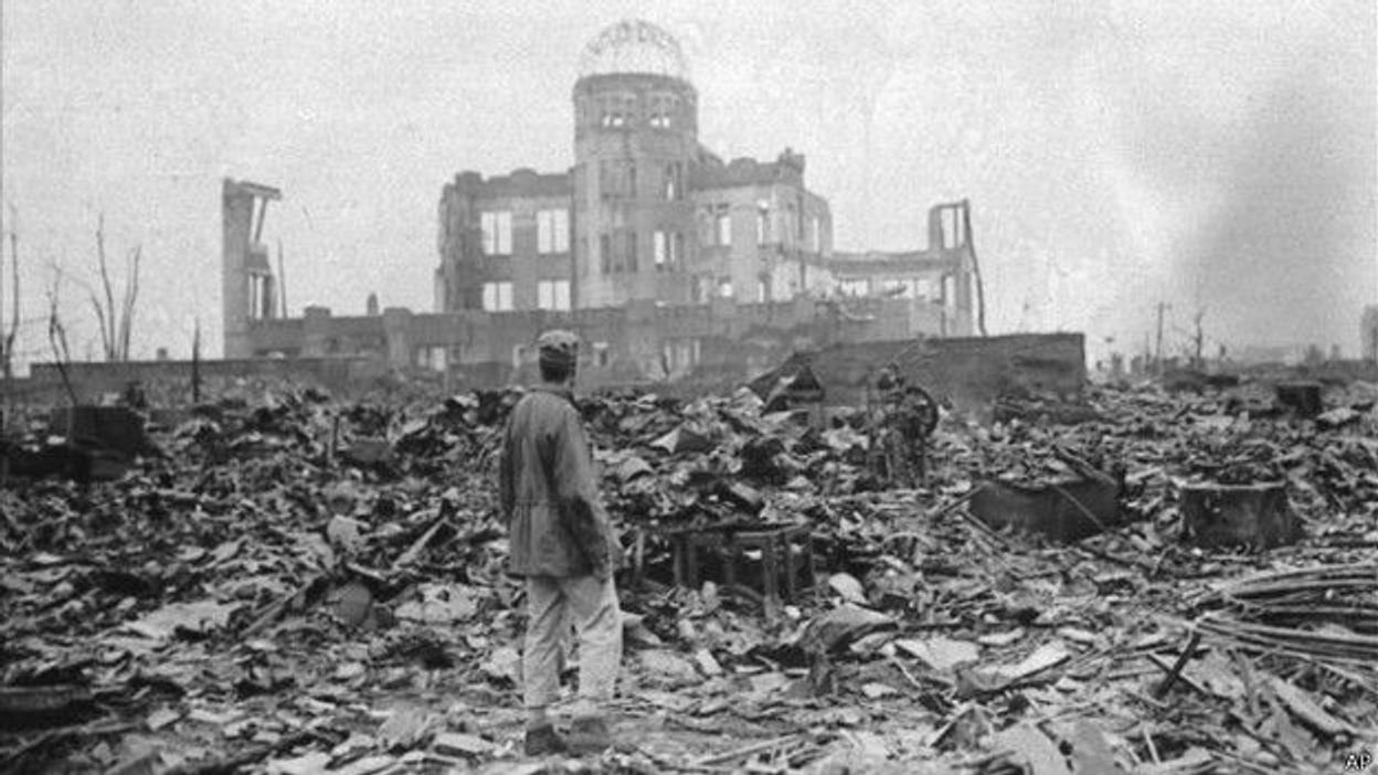 Хиросима спустя месяц после взрыва